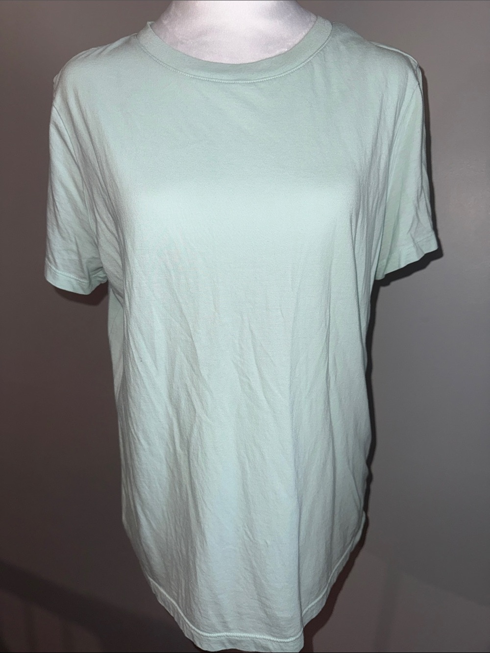 A New Day Classic Crewneck Women's T-Shirt in Mint Green Sz Large